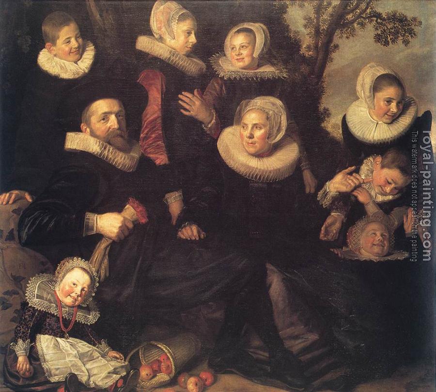 Frans Hals : Family Portrait in a Landscape